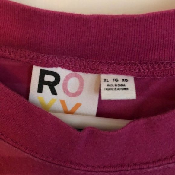 Roxy Pink Juniors Top with Buttons - XL - Picture 3 of 3